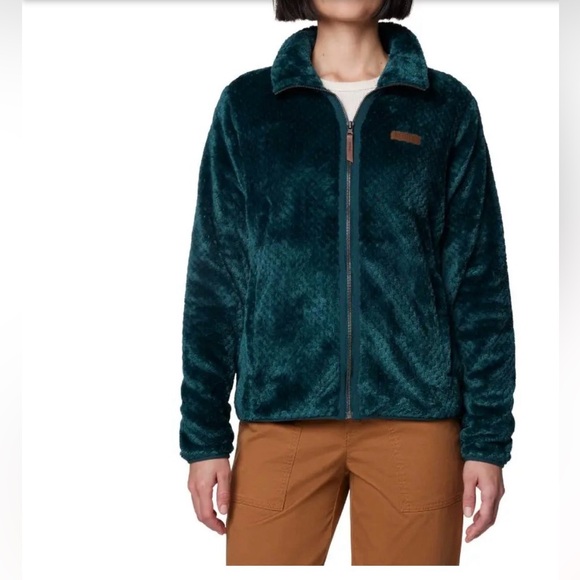 Columbia Women's Deep Green Teddy Jacket - Picture 1 of 1